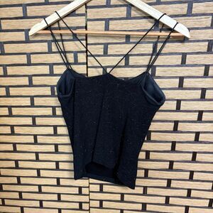 Byer Too! Black Sparkle Tank Top Size‎ 5